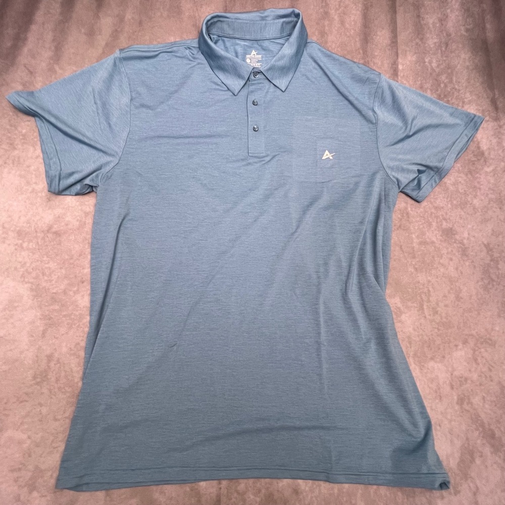 Arctic Cool Polo Shirt Mens 3XL Blue New HydroFreeze X Performance Short Sleeve